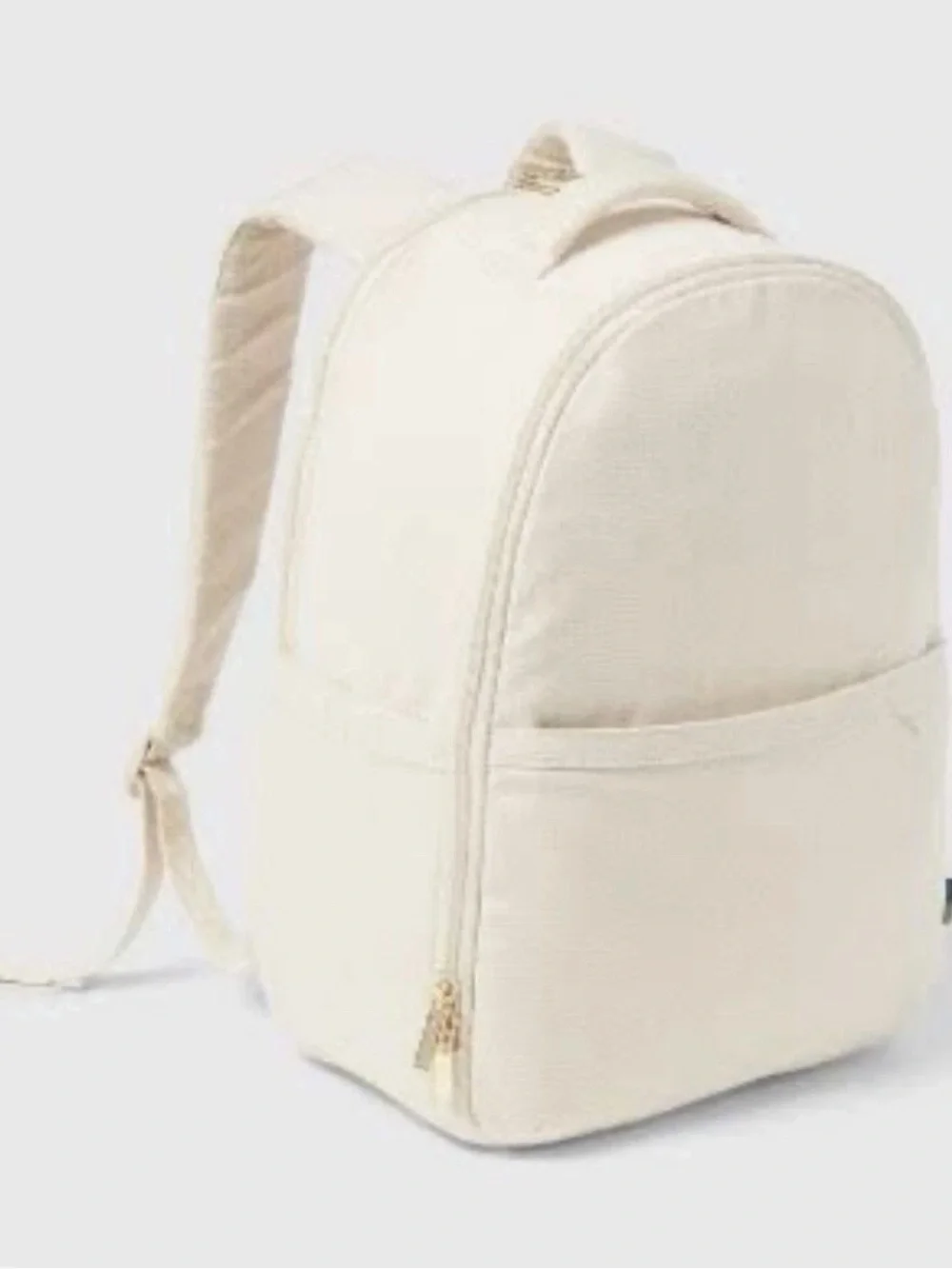 Canvas Backpack — Neutral Cream Tote Style